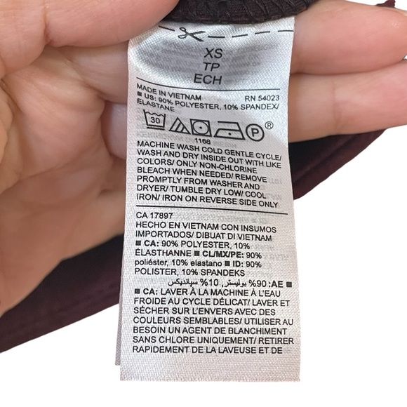 Old‎ Navy Faux Suede Maroon Moto Biker Jacket - Picture 7 of 13